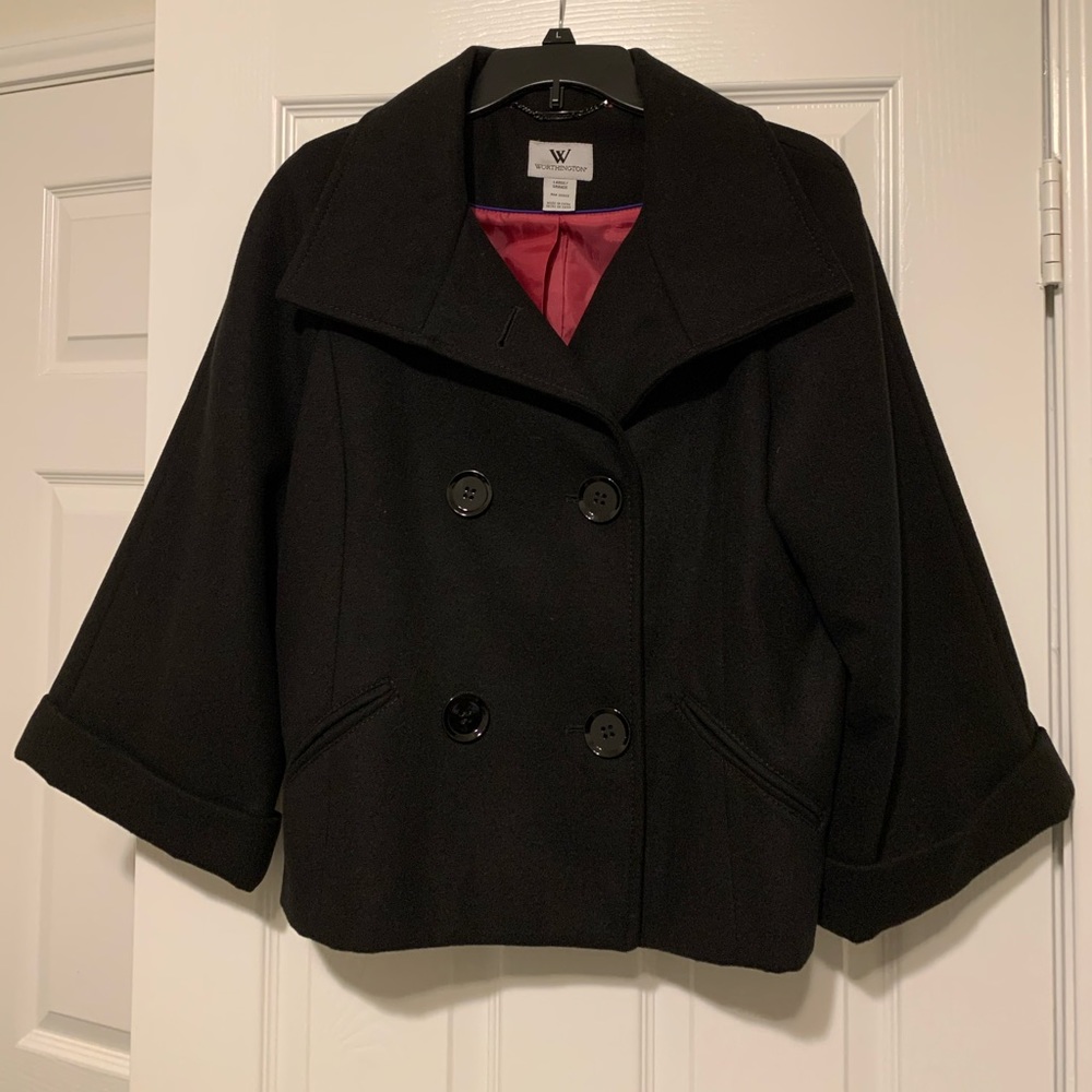 Women’s Worthington size: L 3/4 sleeve coat